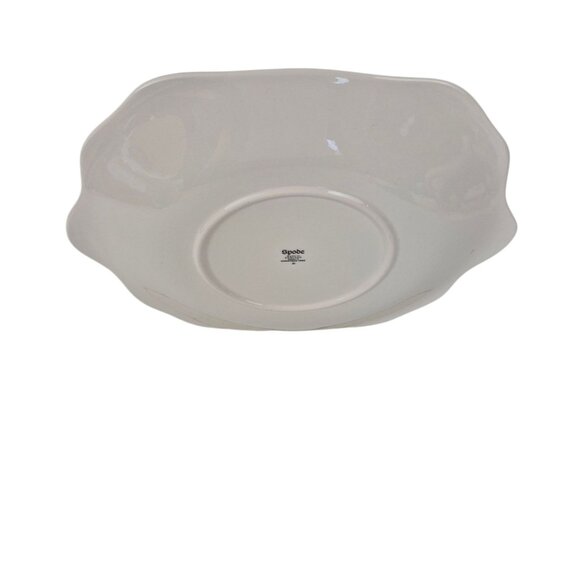 Spode Christmas Tree Handled Cake Plate S3324 R England Green Trim Indent - Picture 4 of 10